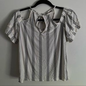 NWT American Eagle Off The Shoulder Striped Top